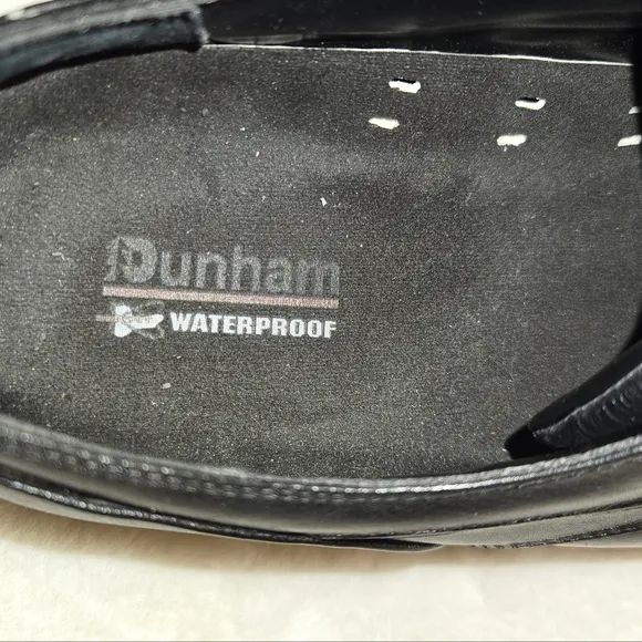 Dunham Men's Burlington Waterproof Oxford Black MCT410BK Size 10.5 4E