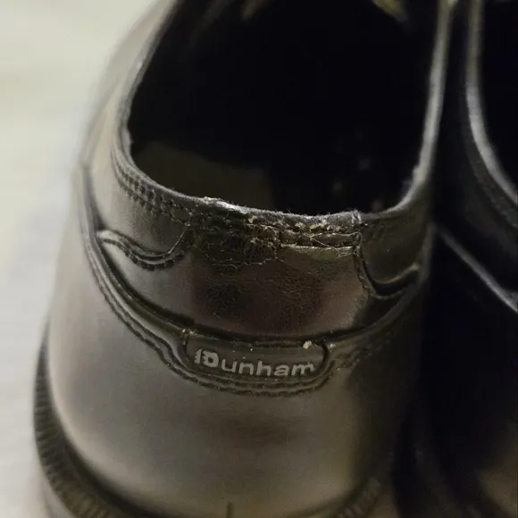 Dunham Men's Burlington Waterproof Oxford Black MCT410BK Size 10.5 4E