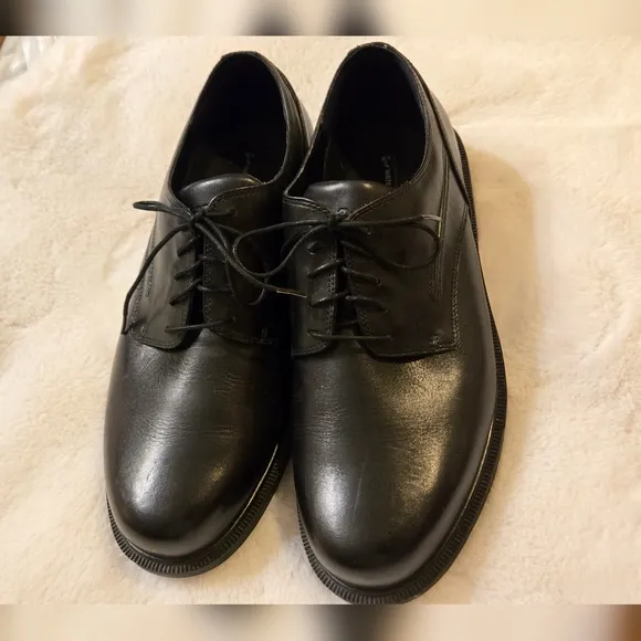 Dunham Men's Burlington Waterproof Oxford Black MCT410BK Size 10.5 4E