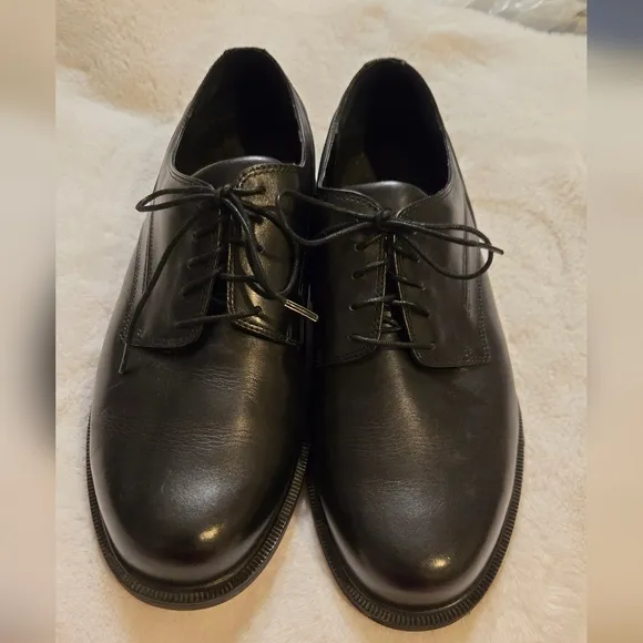 Dunham Men's Burlington Waterproof Oxford Black MCT410BK Size 10.5 4E