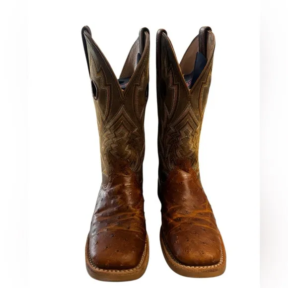 Durango Rebel Pro Tobacco Full-Quill Ostrich Western Men’s Boots Sz.7M NWB