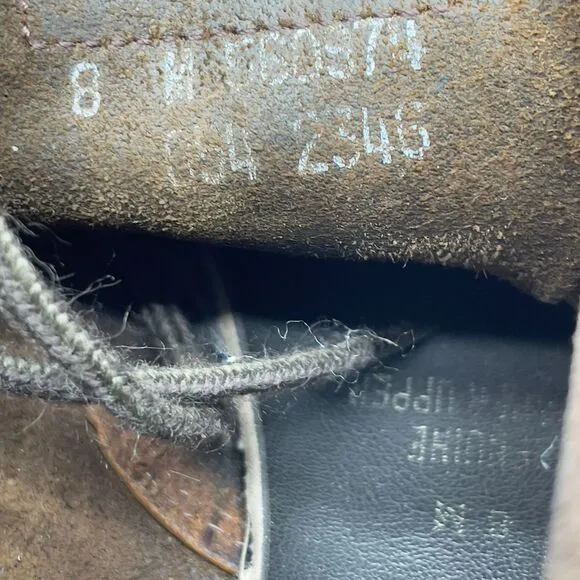 EASTLAND Leather Lace Up Ankle CHUKKA BOOTS Womens Size 8 M