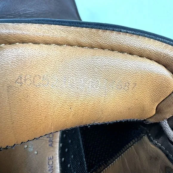 Ecco Beyond Brown Leather Comfort Casual Lace Up Shoes Size EU 46 US 13