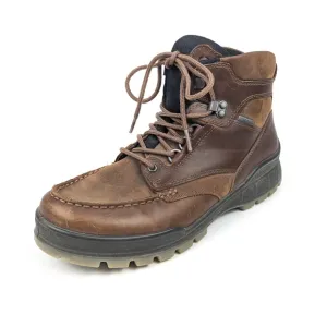 Ecco Brown Leather Track 25 Hiking Boots Size 43