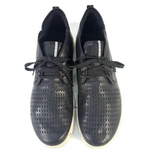 Ecco Intrinsic 1 Trainers Shoes Chukka Boots Black Lace Up Mens Size 47 US 14