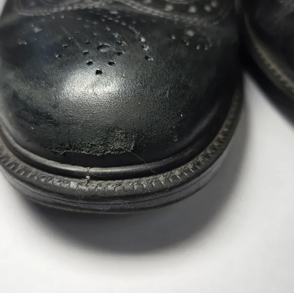 Ecco Men's Black Leather Wingtip Oxford Dress Shoes Size‎ US 10 EU 44
