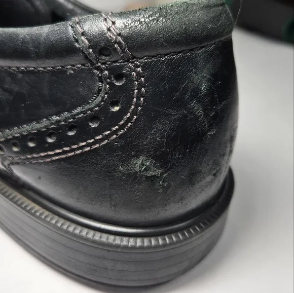 Ecco Men's Black Leather Wingtip Oxford Dress Shoes Size‎ US 10 EU 44