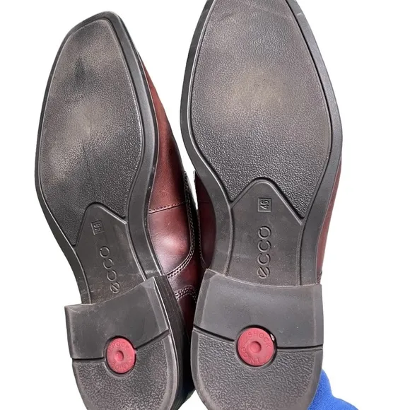 ECCO MENS LEATHER DRESS SHOES
