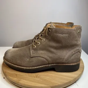 Ecco Mens Size 8.5 Bendix Hydromax Cocoa Brown Chukka Boots Shoes