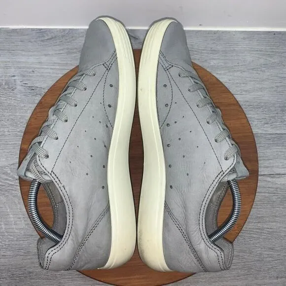 ECCO Men's Soft 7 Cloud Gray Shoes Sneaker Size EU 45 US 11-11.5 Comfort