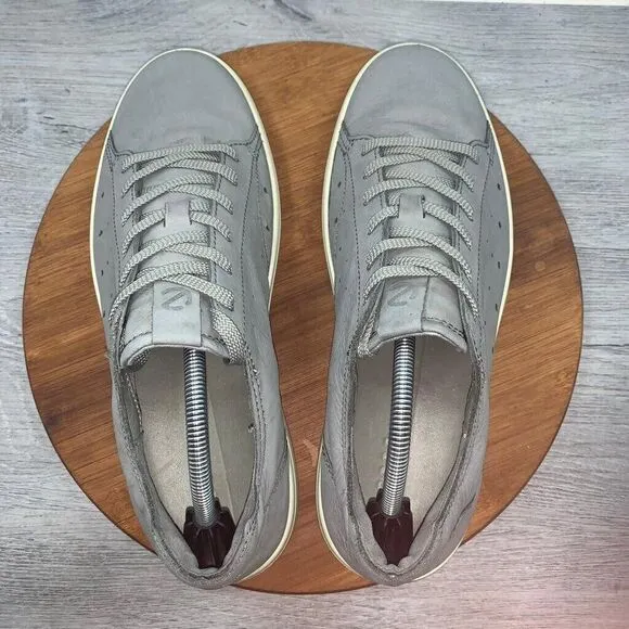 ECCO Men's Soft 7 Cloud Gray Shoes Sneaker Size EU 45 US 11-11.5 Comfort