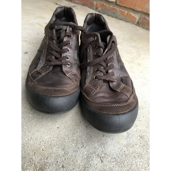 ECCO Men's Urbanity Tie Oxford sneaker Shoes brown 43 us 9 9.5 Leather