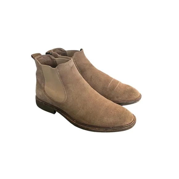 ECCO Vitrus Men's Chelsea Tan Suede Ankle Chukka Boots Size 9/EU 43