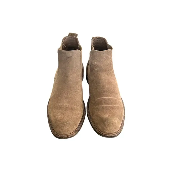 ECCO Vitrus Men's Chelsea Tan Suede Ankle Chukka Boots Size 9/EU 43