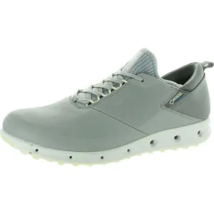 ECCO Womens Gray Comfort Insole Leather Golf Shoes New