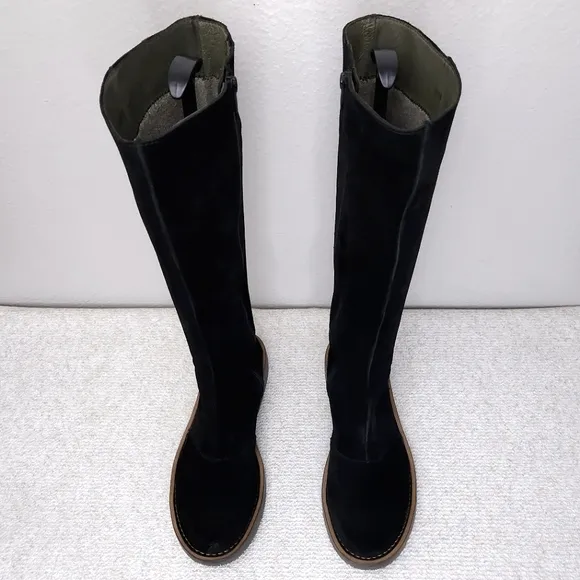 EL NATURALISTA Tall Suede Boots US 10 Volcano Lux