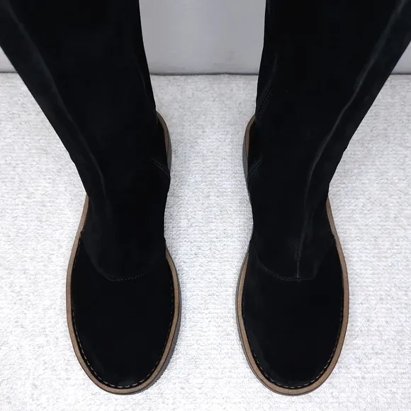 EL NATURALISTA Tall Suede Boots US 10 Volcano Lux
