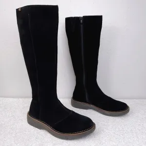 EL NATURALISTA Tall Suede Boots US 10 Volcano Lux