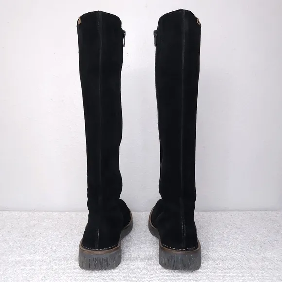 EL NATURALISTA Tall Suede Boots US 10 Volcano Lux