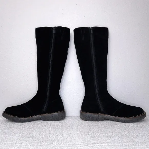 EL NATURALISTA Tall Suede Boots US 10 Volcano Lux