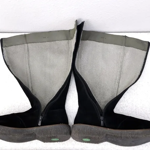 EL NATURALISTA Tall Suede Boots US 10 Volcano Lux