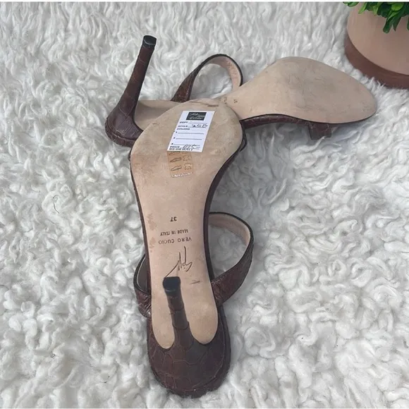 Elegant Brown Stiletto Heels