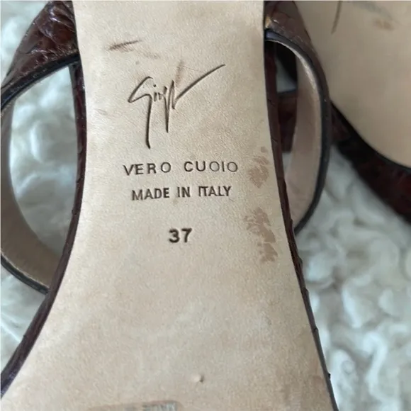 Elegant Brown Stiletto Heels