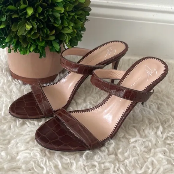 Elegant Brown Stiletto Heels