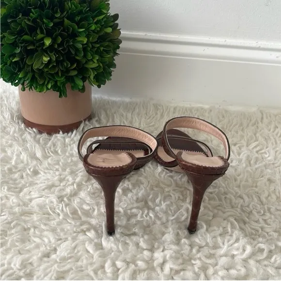 Elegant Brown Stiletto Heels