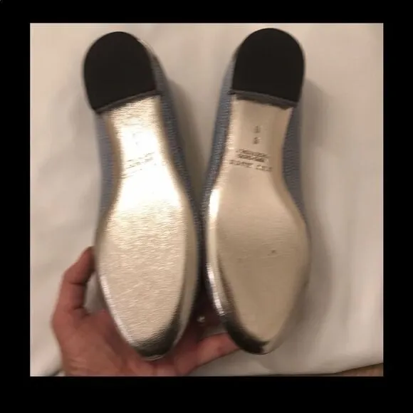 EMY MACK BLUE PRINT SHOES DELICATE  SILVER…