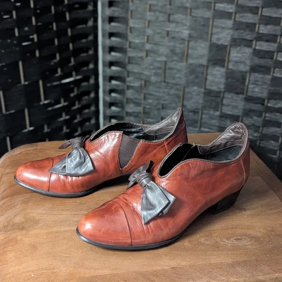 Everybody By BZ Moda Brown Leather Dress Shoes Steam Punk Size 36/5.5 Women's