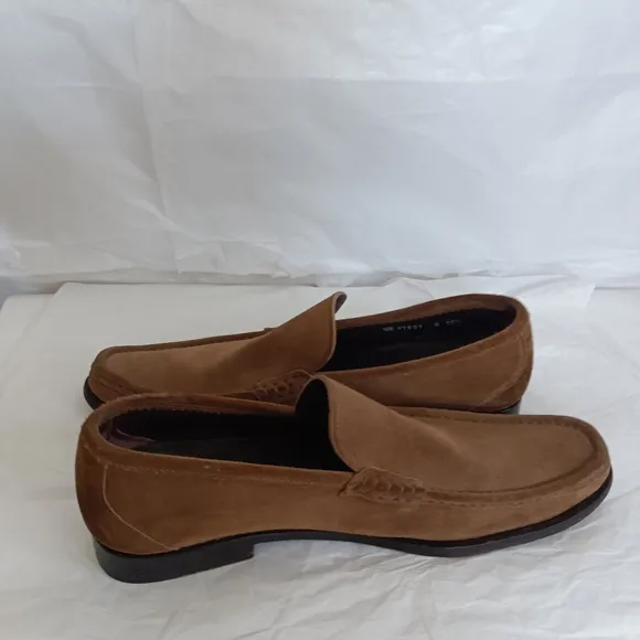 Ferragamo men's loafers suede size 10.5D
