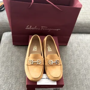 Ferragamo Odilia Suede Loafers
