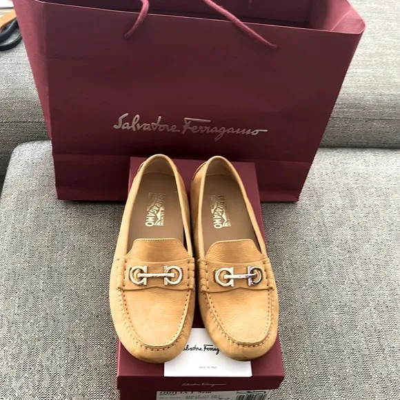 Ferragamo Odilia Suede Loafers