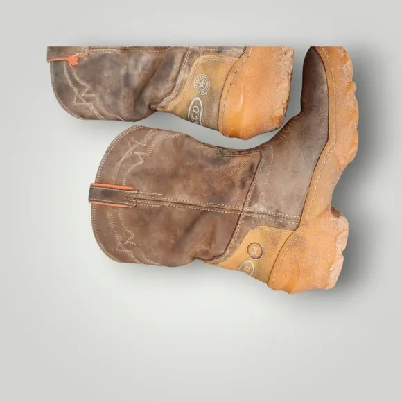 Feveco outdoors western boots men's size 42