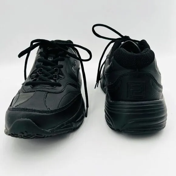 FILA Memory Workshift Mens Slip-Resistant Work Black Shoes Size 12