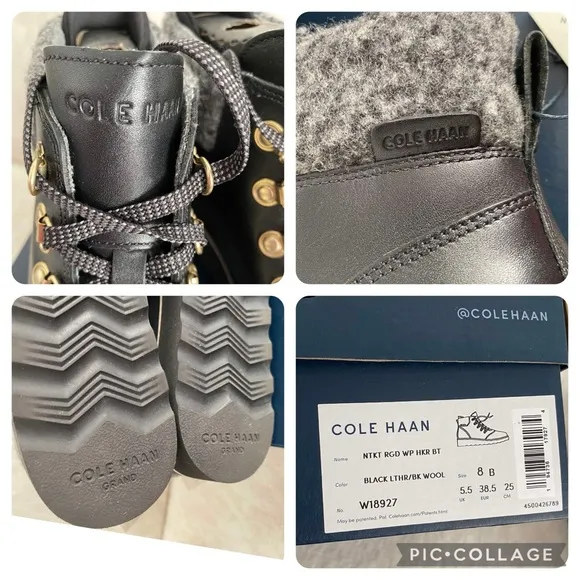 ❤️Final SALE❤️✨🆕✨New Cole Haan Nantucket Rugged Waterproof Hiker Boots