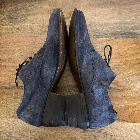 Fiorentini   Baker ETERNITYBlue Suede Lace-up Boots Size 11