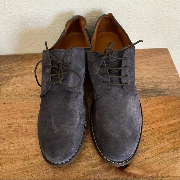 Fiorentini   Baker ETERNITYBlue Suede Lace-up Boots Size 11
