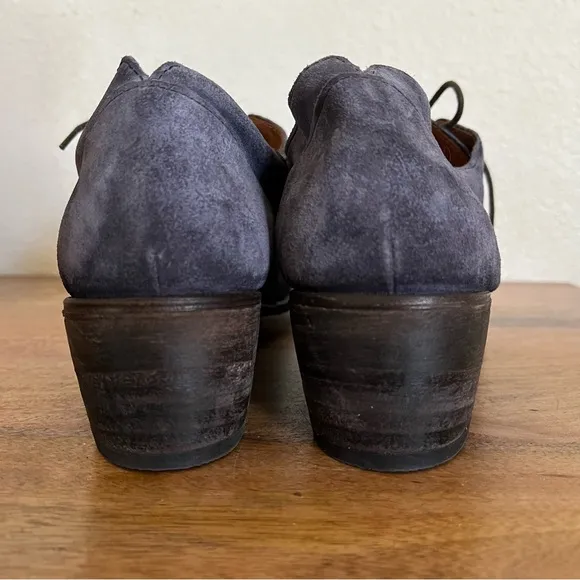 Fiorentini   Baker ETERNITYBlue Suede Lace-up Boots Size 11