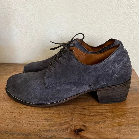 Fiorentini   Baker ETERNITYBlue Suede Lace-up Boots Size 11
