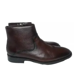 Flag LTD. Men's Monroe Leather Zip Boots Size 10.5 Brown Retail $140.00