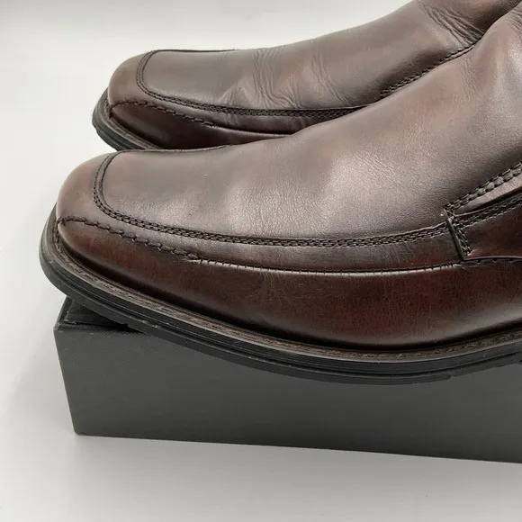 Florsheim Ankle Boots Men's 9.5 D Brown Leather Zip Shoes
