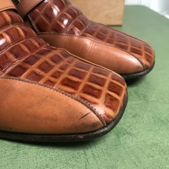Fluevog Harrison Beat Boots Leather/Croc Loafers