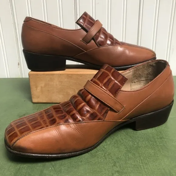 Fluevog Harrison Beat Boots Leather/Croc Loafers