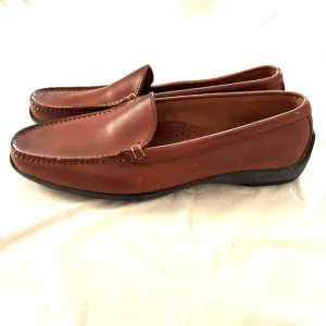 Foot Joy Club Casuals leather loafers tan golf shoes 79054 SZ 10 NWOT No box
