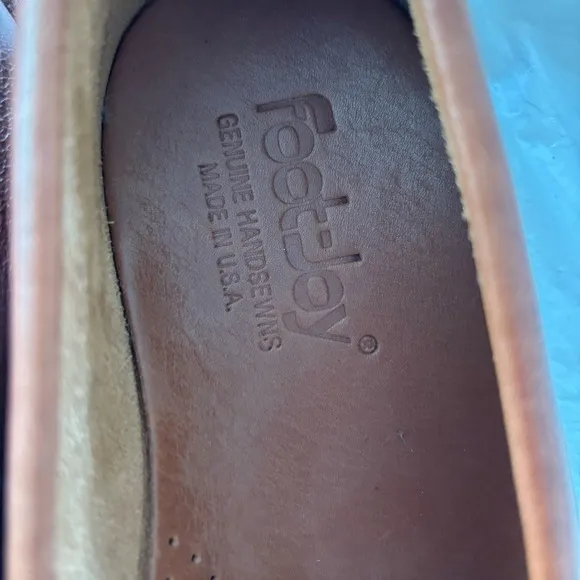 Foot Joy Club Casuals leather loafers tan golf shoes 79054 SZ 10 NWOT No box