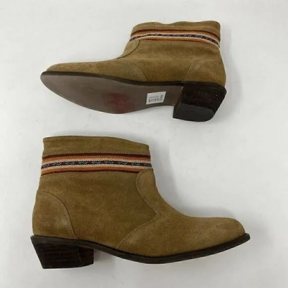 Fortress Of Inca Boots Size 7 Ankle Aztec Print