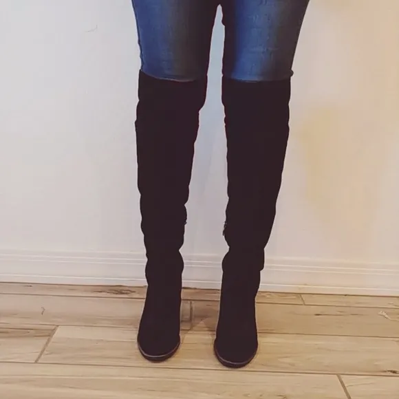 Franco Sarto | Suede Ellyn Over the Knee Boots
