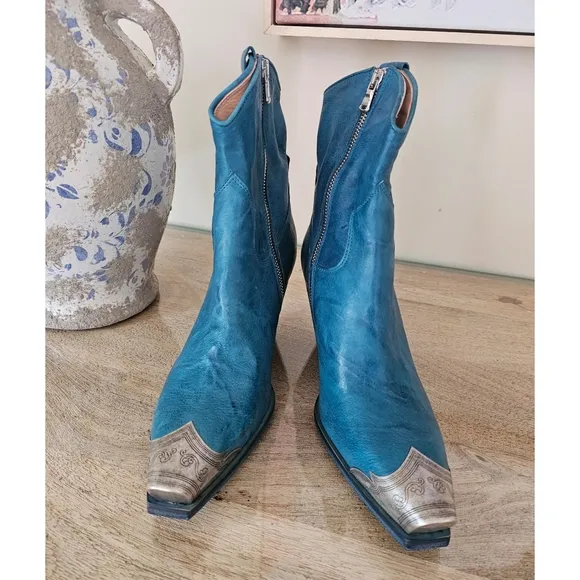 Free People Brayden Western Boots Size 36.5